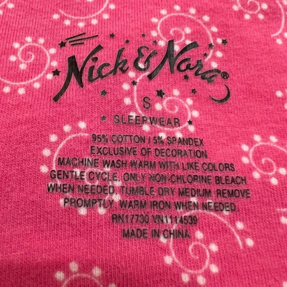 Nick & Nora‎ Colorful Floral Collared Pajama Night Gown. Size Small.